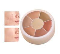 Cream Concealer Palette - 7 Creamy Shades Color Correction Palette | Sweat Proof Delicate Texture Colour Concealer Makeup Palette | Cream Face Palette for Building, Blending