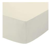 (Cream, Double) Fitted Sheet 800 Thread Count 40 CM Deep Bed Fitted Sheet 100% Egyptian Cotton Hotel Quality