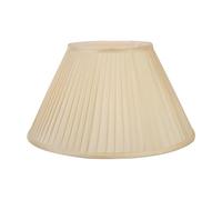 Cream Empire Pleated Silk Lampshades for Table Lamps | Ivory Traditional Tapered Lamp Shades for Floor Lamp… (Cream, 45cm Diameter)