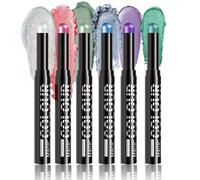 Cream Eyeshadow Stick, Brightener Eyeshadow Pencil Crayon, Highlighter Eye Shadows Stick Sets Waterproof Shadows Make Up Pigmented Makeup
