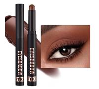 Cream Eyeshadow Stick for Halloween Eye Makeup, Deep Brown Eye Shadow Highlighter Stick, Waterproof Smoky Eyeshadow, High Pigmented Eye Brightener Highlighter Stick