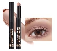 Cream Eyeshadow Stick for Halloween Eye Makeup, Light Brown Eye Shadow Highlighter Stick, Waterproof Smoky Eyeshadow, High Pigmented Eye Brightener Highlighter Stick
