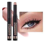 Cream Eyeshadow Stick for Halloween Eye Makeup, Matte Brown Eye Shadow Highlighter Stick, Waterproof Smoky Eyeshadow, High Pigmented Eye Brightener Highlighter Stick