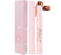 Cream Eyeshadow Stick, Metallic Bronze-Brown Shimmer, Twist-Up, 1 Count | Pale Pink Casing With Fitted Cap, Rounded Tip For Direct Application, Everyday Eye Make-Up On Eyelids And Lower Lash Lines
