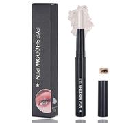 Cream Eyeshadow Stick, Pale Silver Shimmer, Twist-Up Pencil, 1.5 g | Rounded Applicator Tip, Removable Cap, Direct Eyelid Application, For Daily Make-Up, Evening Looks And Travel