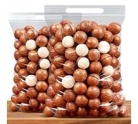 Cream Flavored Large Grain Macadamia Nuts, Ready To Eat Nuts and Dried Fruits, 500g/Bag, Family Snacks, Holiday Gifts, Afternoon Tea Desserts, Healthy and Nutritious Snacks (2 bags)