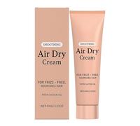 Cream for Frizzy Hair - 100 g Air Dry Cream Without - Conditioner for Long-Term Care Moisturising Smooth Shiny Smoothing Light Hold Curl Strengthening Smoothing & - Smooths Defini