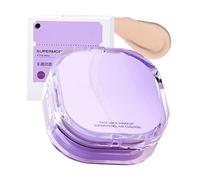 Cream Foundation - Waterproof Cushion Concealer | 25g Long-Lasting Makeup Base with Smooth Coverage, Oil Control Formula with Lightweight Texture, Beauty Accessory, Wedding Dating Party Travel