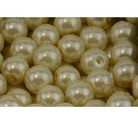 Cream Glass Pearl Beads Round 4mm - Approx 200pcs