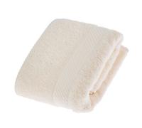 HOMESCAPES Cream Turkish Cotton Hand Towel Super Soft Thick & Absorbent 500 GSM Towel Heavy Weight for everyday Luxury