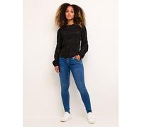 Cream Henva Smock Blouse, Black, Size 10, Women Black