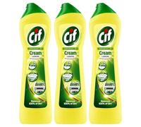 Cream Lemon 500ml x 3, Multi Purpose Household Cleaner Degreaser Dirt Remover with Welari Thank You Card | (3pack)