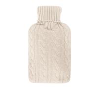 (Cream) LIVIVO 2L Large Natural Rubber Hot Water Bottle