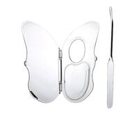 Cream Makeup Palette - Multipurpose Acrylic Base Mix & Organizer Palette For Beginner Makeup Artists | Portable Cosmetic Palette For Blending, Store And Organize Produc