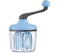 Cream Mixer, Automatic Manual Whipped Cream Dispenser, Fresh Beater Removable Hand Blender Frother Foam Maker Mayonnaise Fruit Shake Home Baking Tools (Blue)