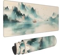 Cream Mouse Mat Large Desk Mat, XXL Gaming Mouse Pad 600x300mm 0-z584 | Non-Slip Landscape Keyboard Mousepad, Gaming Mousemat with Stitched Edges, Large Desk Accessories for Laptop, Home, Office
