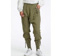 Cream Nanna Cargo Trousers Khaki