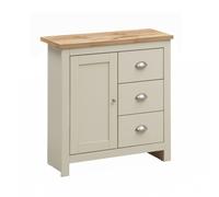 Cream Oak Living Room Furniture Set 3 Piece TV Unit Sideboard Coffee Table