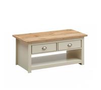 Cream Oak Living Room Furniture Set 3 Piece TV Unit Sideboard Coffee Table