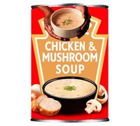 Cream of Chicken & Mushroom Soup, Low Fat, No Artificial Colours or Preservatives, 400g