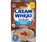 Cream of Wheat Instant Lower Sugar Maple Brown Sugar, 350 ml, 10 Packs