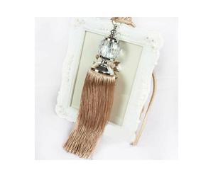 (Cream (Pair)) Pair Luxury Curtain Holdbacks Rope Tie Backs Tassel Tiebacks Holdback Art Decor