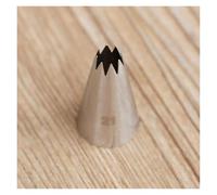 Cream Pastry Nozzle Small Size Open Star Piping Nozzle Set Pastry Icing Tips for Cake Decorating Baking DIY Snack(Style1)