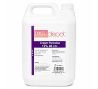 Cream Peroxide 12% 40 Vol Developer 5 Litre | Professional Oxidising Cream | Thick Non-Drip Formula for Hair Colour, Toners & Colour Refreshing | Salon Quality