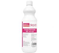 Cream Peroxide, 13 Volume 4%, 1000 ML, Thick Non-Drip Formula, Oxidising Cream for Hair Colour and Toners, Salon Quality