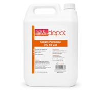 Cream Peroxide 3% 10 Vol Developer 5 Litre | Professional Oxidising Cream | Thick Non-Drip Formula for Hair Colour, Toners & Colour Refreshing | Salon Quality