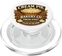 Cream Pie Bakery Co Funny Vintage Dirty Joke PopSockets PopGrip for MagSafe