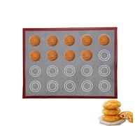 Cream Puff Silicone Baking Mat - Dinchaakuarry Food Safe Reusable Baking Mat | Nonstick Mat Double-Sided Macaron Mat for Baking and Cooking