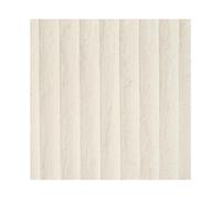 (Cream Ribbed, 80 x 150cm) OHS Embossed Tufted Rug Arches Geo Waffle Ribbed Bubble Cable Knit Textured Soft Cosy Plush Plump Fleece Faux Fur Jacquard Anti-Slip Indoor