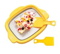 Cream Roller Tray, Instant Cold Plate Gelato Pan, Ice Sweet Roller Pan, Instant Ice Cream Maker, Roll Ice Cream Maker Ice Cream Roller Tray, Gelato Roller Pan for Yogurt Sorbet Gelato