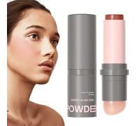 Cream Rouge Pen, Double-Sided Face Blush, Waterproof Blush Cream, for Women, Girls, Ladies and College Students for Travel, Office, Look, Weekend, Excursion, Holiday, Date, Night Shopping