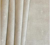 Cream Sample of Shagreen Stingray Faux Leather Fabric Available by The Metre and Samples Ideal for Craft Interior Design Home Textiles Accessories in Classic Neutrals Earthy Tones (Cream, Sample A5)