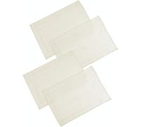 Gr8 Home Set Of 4 Polyester Placemats Dining Table Mats in Cream Gr8 Home Cream