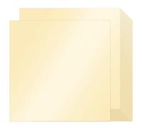 Cream Shimmer Cardstock 12x12, Goefun Shimmer Card Stock for Printer Metallic Paper 65 lb Light Gold Cardstock Pearl Paper for Invitation, Cricut and DIY Cards, 100 Pack