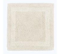 Luxury Reversible Cotton Shower Mat Homescapes Cream One Size