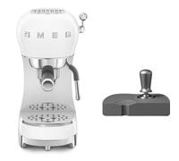 (Cream) Smeg ECF02 Espresso Machine + ECTS01 Coffee Tamper Bundle