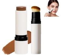 Cream Stick V White Foundation Stick,2 in 1 Full Coverage Hydrating Balm,Sweatproof, Full Coverage, Hydrating, Long Lasting,for All Skin Types