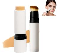 Cream Stick V White Foundation Stick,2 in 1 Full Coverage Hydrating Balm,Sweatproof, Full Coverage, Hydrating, Long Lasting,for All Skin Types