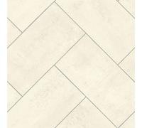 Cream Stone Tile Effect 2.8mm Vinyl Flooring Sheet-2mX3m Vinyl Flooring UK White One Size