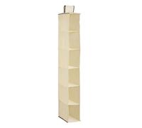 Cream Storage 6 Section Cream Hanging Shoe Organiser Premier Housewares Cream One Size