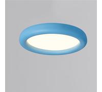 Cream Style Resin Ceiling Light, Creative Round Ceiling Light, Full Spectrum Eye Room Light, Bedroom Light, Master Bedroom Light, Study Light,Cream,45Cm/Blue/55Cm
