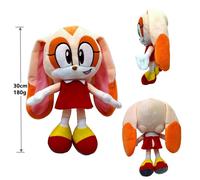 (Cream the Rabbit) 27cm Sonic the Hedgehog Plush Doll Teddies Plushies Teddy Figures Toys Kids Gift