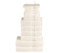 Premium Towel Set 12 Piece Shower Towel Bath Towel 600 gsm 100% Cotton vidaXL