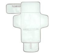 Cream White Solid Color Reusable Diaper Changing mat with Tissue Pocket Portable Diaper Changing pad for Girl & Boy cambiador de pa?ales para Bebes