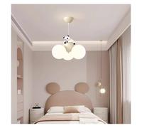 Cream Wind Cartoon Balloon Small Bear Children's Room Chandelier for Bedroom Living Study Pendant Lamp, Kitchen