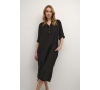 Cream Women's Bellis Long Sleeve Midi Dress in True Black | Size: S/M Cream True Black S/M